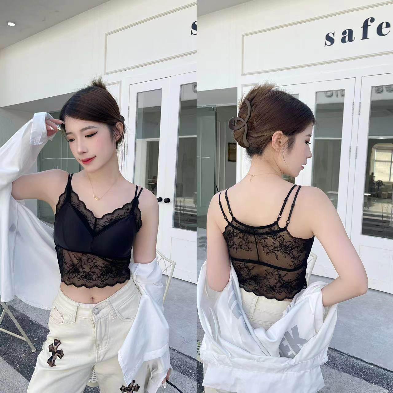 Mei Ji 6319 Lace Satin One-Piece Bra Camisole XL 120-150 lbs чорний
Mei Ji 6319 Lace Satin One-Piece Bra Camisole XL 120-150 lbs чорний