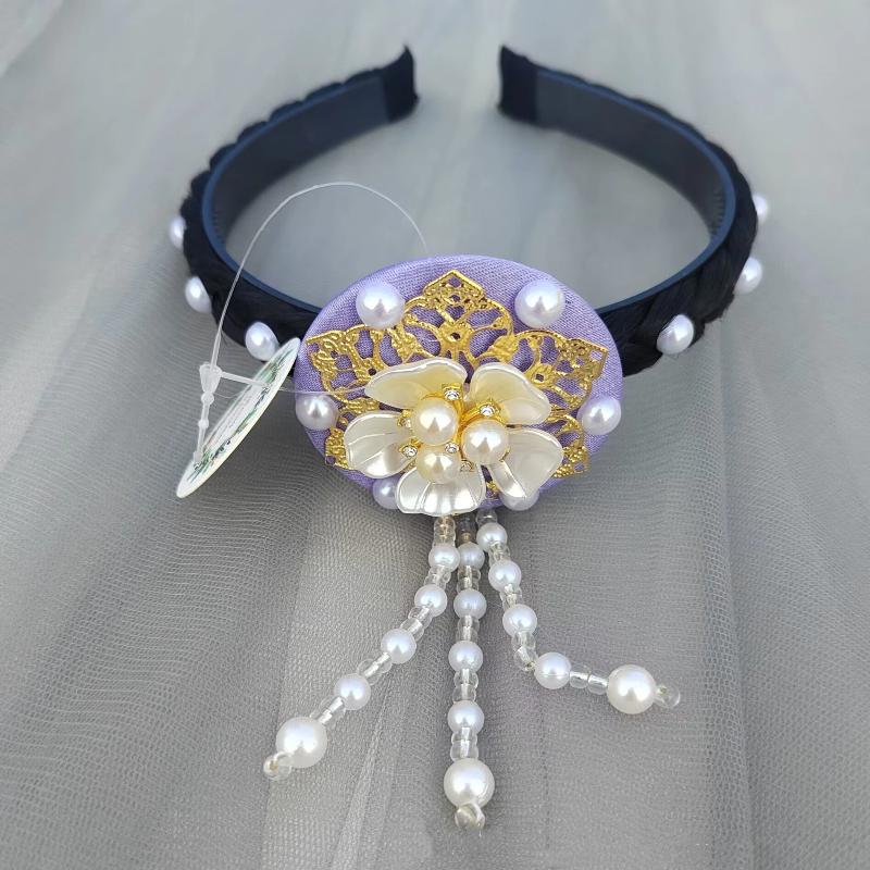 Korean Headband Pearl Flower Hanbok Hairband Fashion Tassels Traditional Headdress Stage Dance Hair Hoop Ladies
Korean Headband Pearl Flower Hanbok Hairband Fashion Tassels Traditional Headdress Stage Dance Hair Hoop Ladies