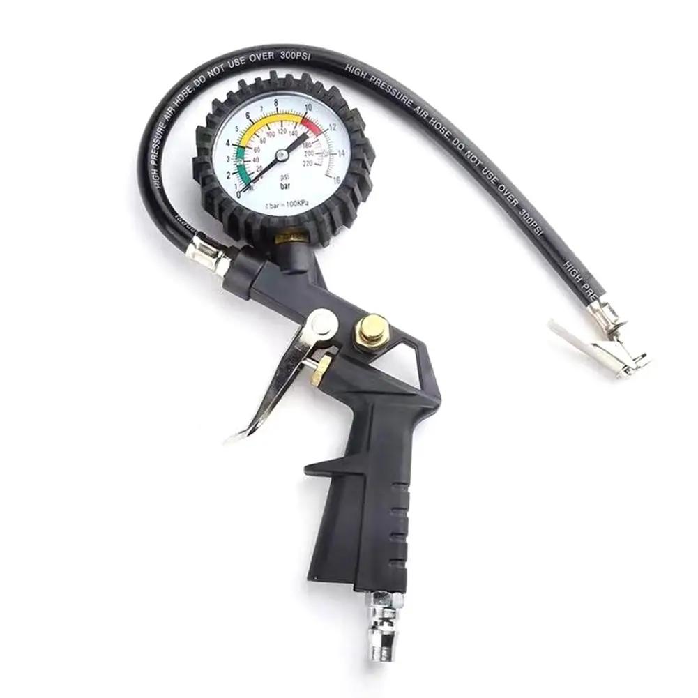 220PSI Car Tire Pressure Gauge High Pressure Gun Type Air Compressor Tire Inflator Pump For Car Motorcycle SUV Tire Repair U7O0
220PSI Car Tire Pressure Gauge High Pressure Gun Type Air Compressor Tire Inflator Pump For Car Motorcycle SUV Tire Repair U7O0