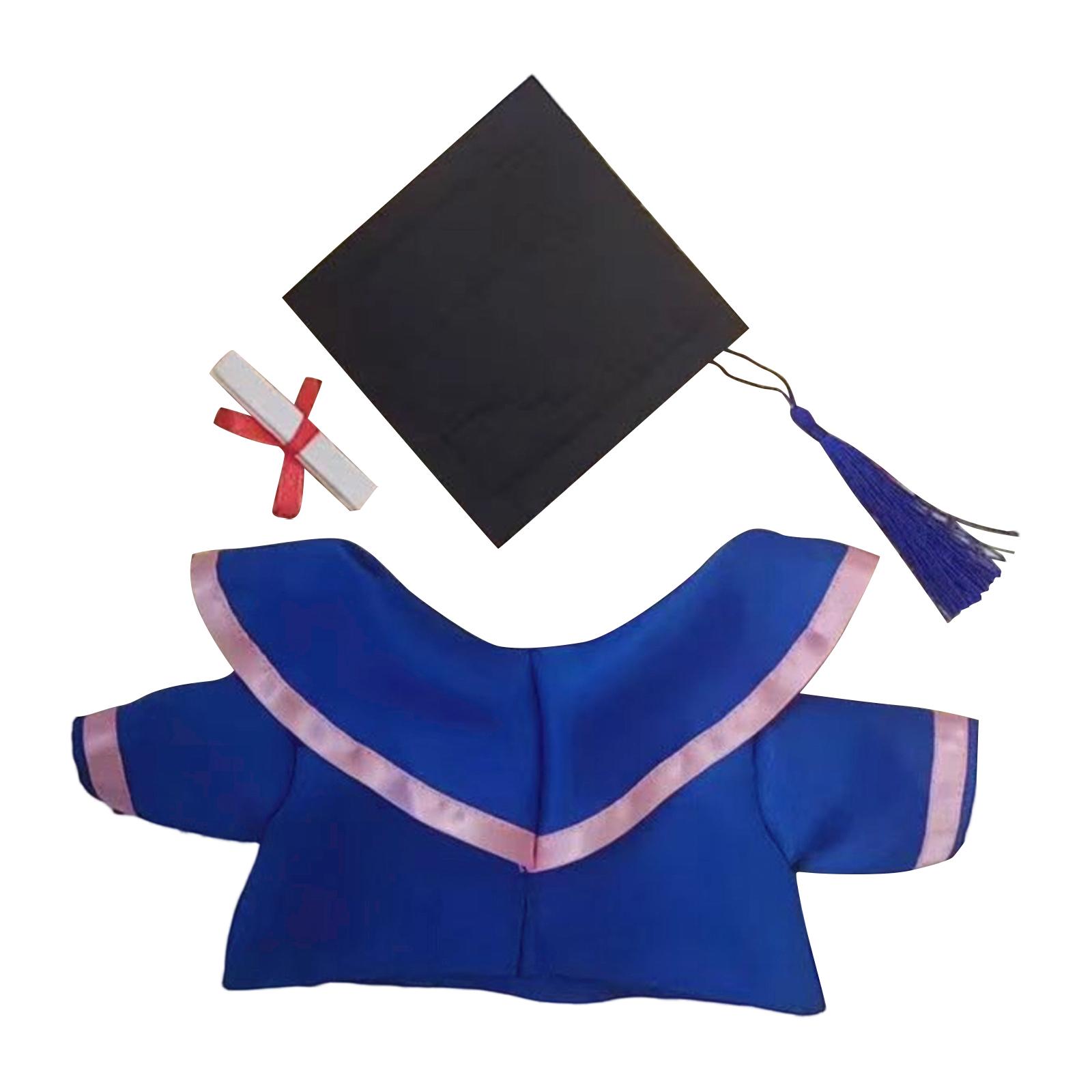 Plush Toy Graduation Outfit Set for 25-30cm Dolls Includes Cap Gown and Diploma for Stuffed Animal Clothes Replacement One Size
Plush Toy Graduation Outfit Set for 25-30cm Dolls Includes Cap Gown and Diploma for Stuffed Animal Clothes Replacement One Size