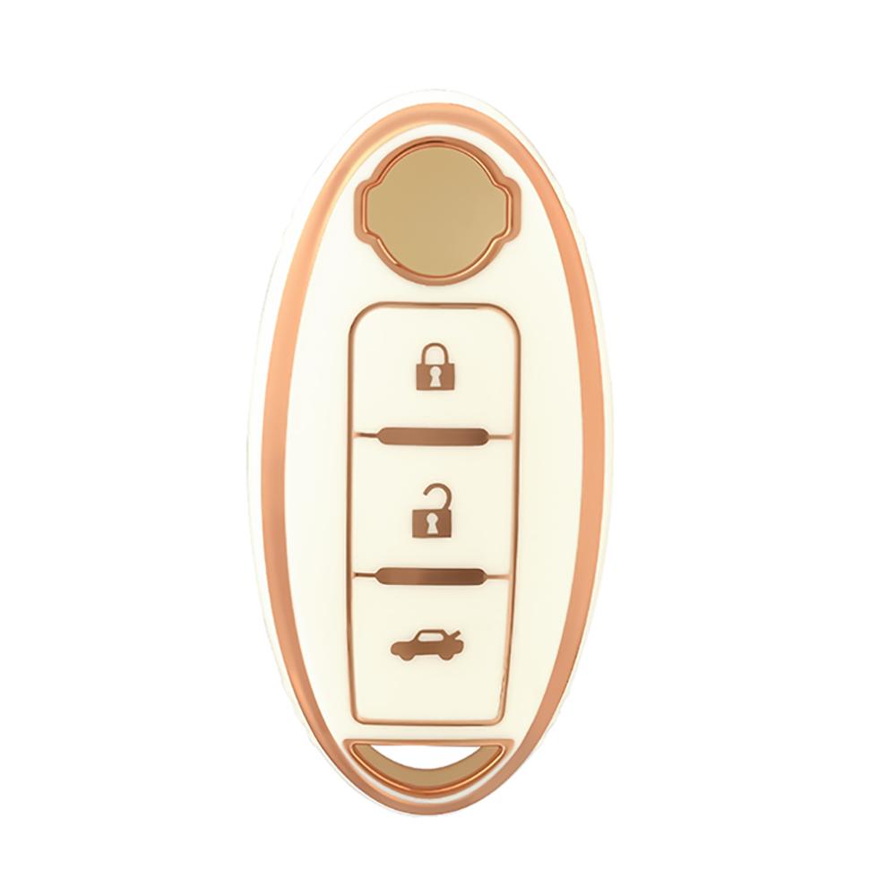 3 Buttons For Nissan Leaf Micra Qashqai J11 J10 X Trail T32 Versa Note Patrol Auto Car Key Case Cover Key Protector Accessories біле золото кольору
3 Buttons For Nissan Leaf Micra Qashqai J11 J10 X Trail T32 Versa Note Patrol Auto Car Key Case Cover Key Protector Accessories біле золото кольору