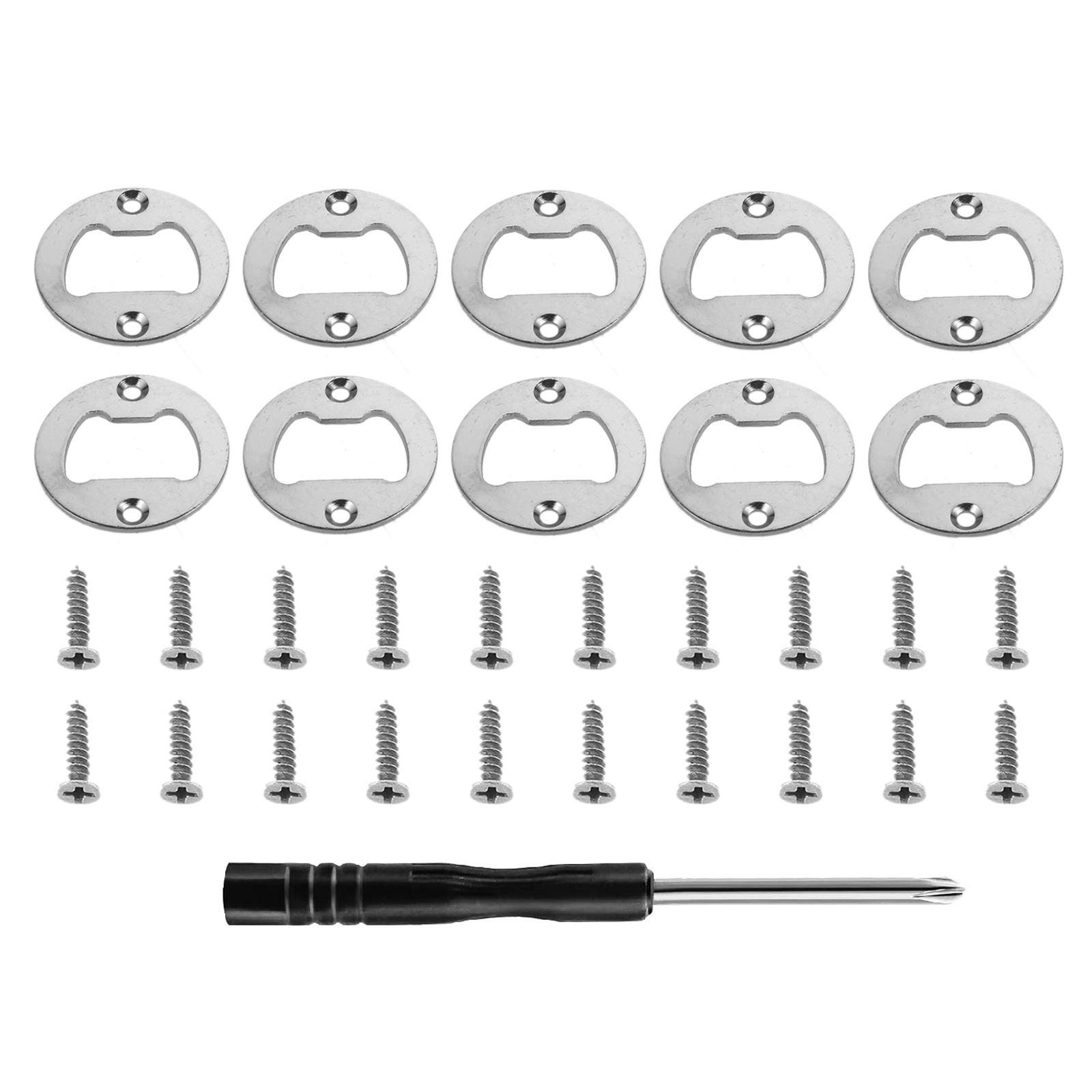 10Sets 40mm DIY Beer Bottle Opener Insert Kits For Resin Mold Wall Hanging Wine Beer Bottle Openers With Screws Kitchen Bar Tool срібний
10Sets 40mm DIY Beer Bottle Opener Insert Kits For Resin Mold Wall Hanging Wine Beer Bottle Openers With Screws Kitchen Bar Tool срібний