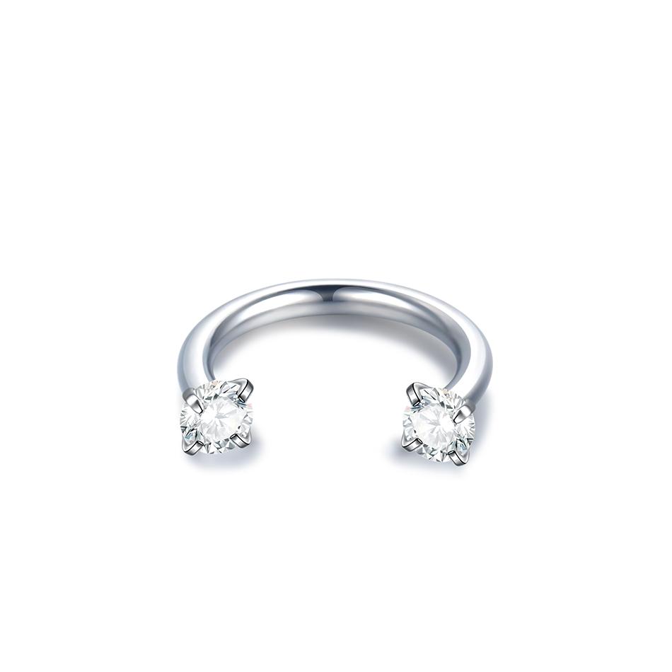1PC Titanium Nose Horseshoe Ring Nose Septum Piercing Prong Set Round Zircon Ear Cartilage Tragus Daith Body Piercing Jewelry 16G 1.2x6x3mm
1PC Titanium Nose Horseshoe Ring Nose Septum Piercing Prong Set Round Zircon Ear Cartilage Tragus Daith Body Piercing Jewelry 16G 1.2x6x3mm