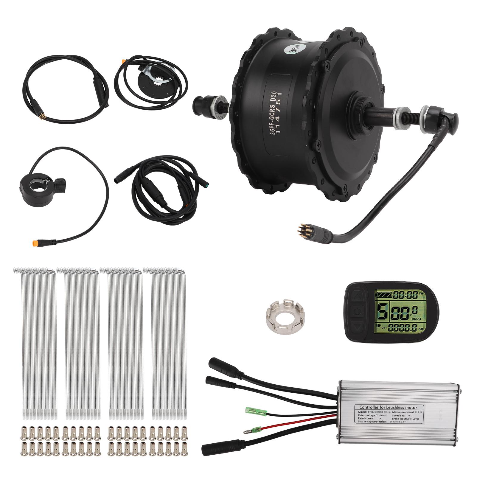 36V 500W Hub Motor Kit Waterproof Connector Electric Bike Conversion Kit with Controller for Snow Wheel
36V 500W Hub Motor Kit Waterproof Connector Electric Bike Conversion Kit with Controller for Snow Wheel