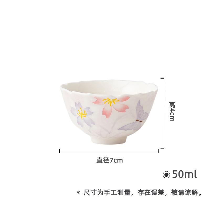 50ml Hand-painted Flowers Butterfly Teacup Antique Tea Bowl Cup For Tea Tea-tasting Meditation Cup Jianzhan Master Cups Teaware
50ml Hand-painted Flowers Butterfly Teacup Antique Tea Bowl Cup For Tea Tea-tasting Meditation Cup Jianzhan Master Cups Teaware