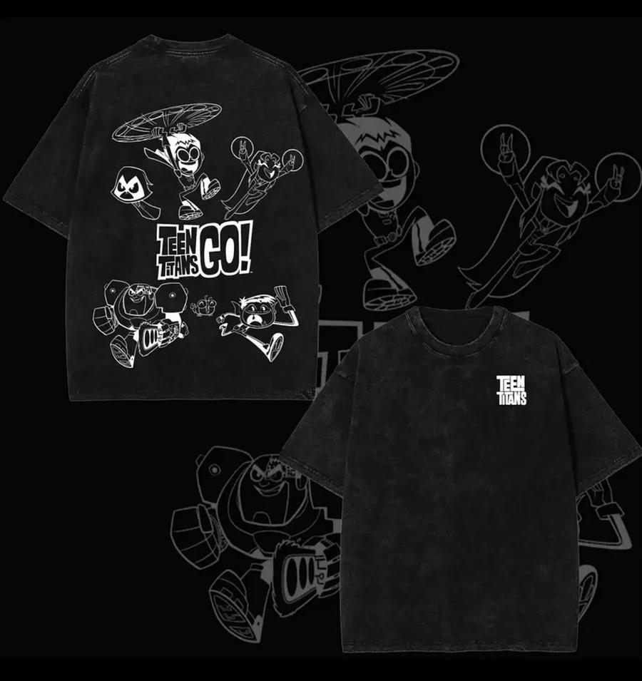 Teen Titans Go Washed Tshirt NewModel personality Clothes Year round clothing Oversized Unisex Streetwear Trendy high quality M
Teen Titans Go Washed Tshirt NewModel personality Clothes Year round clothing Oversized Unisex Streetwear Trendy high quality M