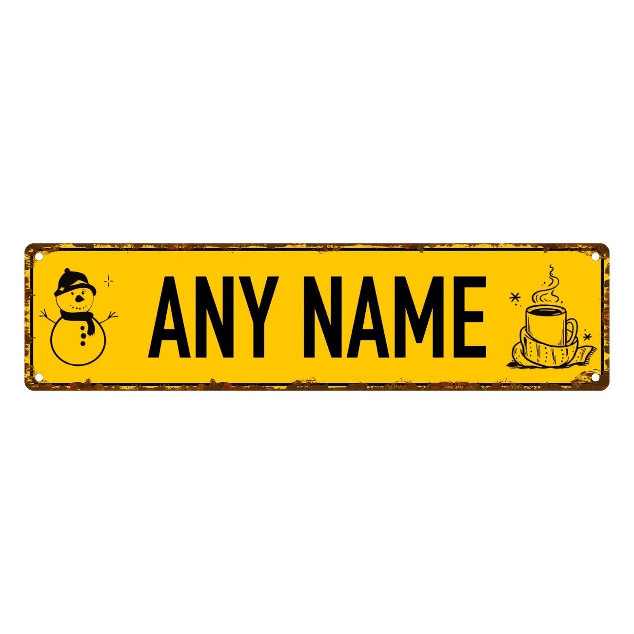 1pc Vintage Metal Snowman Wall Decor - Customizable Aluminum Sign for Home жовтий
1pc Vintage Metal Snowman Wall Decor - Customizable Aluminum Sign for Home жовтий