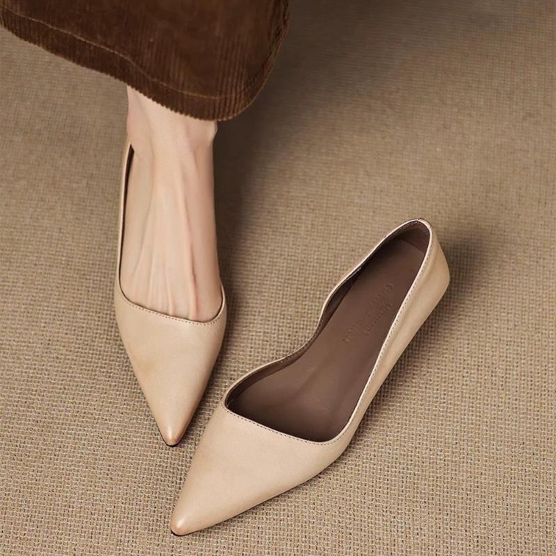Fashion Pointed Toe Shallow Single Shoes Women High Heels Versatile Kitten Heel Work Shoe 42
Fashion Pointed Toe Shallow Single Shoes Women High Heels Versatile Kitten Heel Work Shoe 42