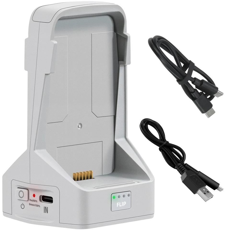 2-way Battery Charging Hub For DJI Flip Side By Side Fast Charger Butler Manager Power Bank For DJI Flip Drone Accessories светло-серый
2-way Battery Charging Hub For DJI Flip Side By Side Fast Charger Butler Manager Power Bank For DJI Flip Drone Accessories светло-серый