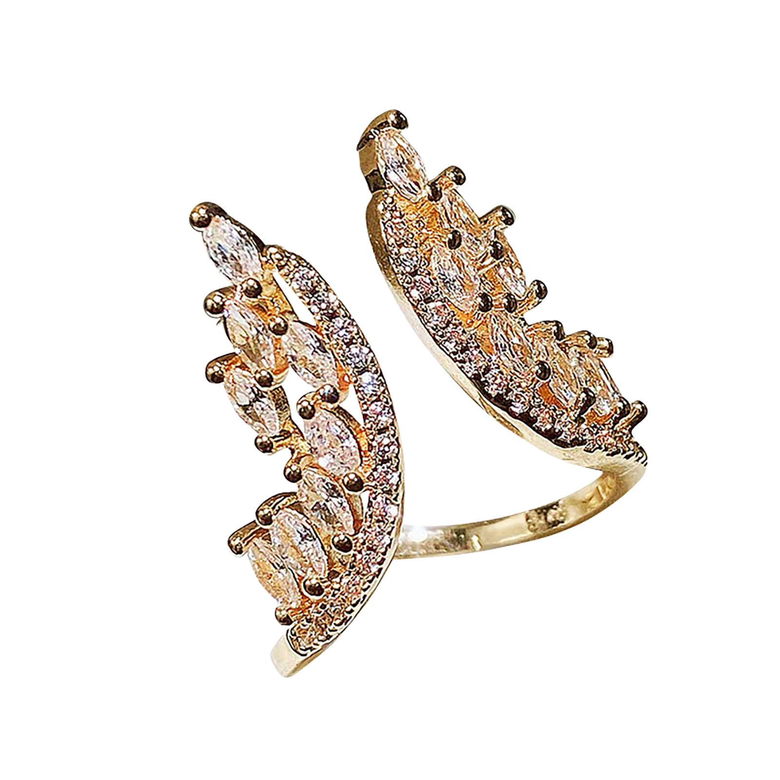 Ladies Angel s Inlaid Zircon Alloy Ring With Adjustable Opening One Size золотой
Ladies Angel s Inlaid Zircon Alloy Ring With Adjustable Opening One Size золотой