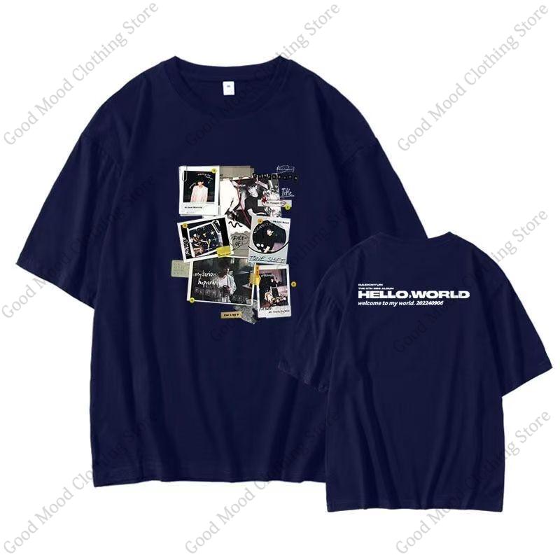 BAEK HYUN Hello World T Shirt Kpop Fashion Print Cotton Short Sleeve Tee Unisex Women High Quality Loose Tshirt Korean Trend Tops 3XL
BAEK HYUN Hello World T Shirt Kpop Fashion Print Cotton Short Sleeve Tee Unisex Women High Quality Loose Tshirt Korean Trend Tops 3XL