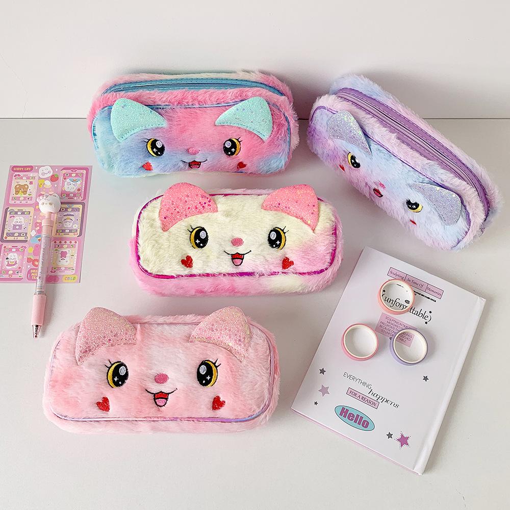 Cartoon Cat Y2K Stationery Bag Plush Plush Pencil Pouch Kawaii Korean Style Pencil Case Office синій
Cartoon Cat Y2K Stationery Bag Plush Plush Pencil Pouch Kawaii Korean Style Pencil Case Office синій