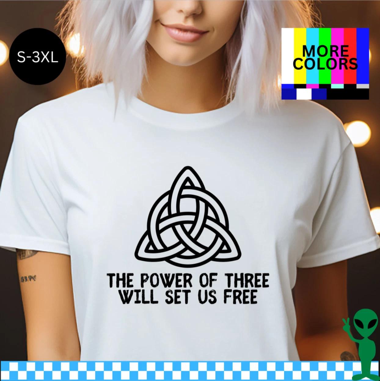 Charmed Shirt Power of Three Will Set Us Free S-3XL Unisex Short-Sleeve 3XL
Charmed Shirt Power of Three Will Set Us Free S-3XL Unisex Short-Sleeve 3XL