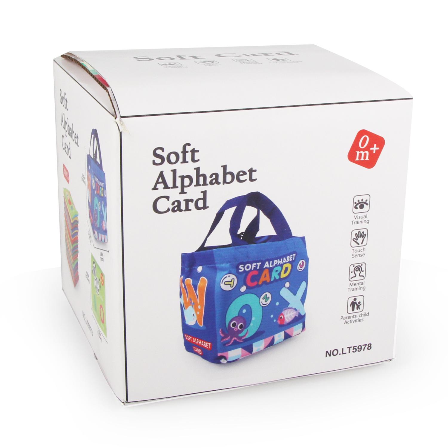 Baby Animal Alphabet Flashcards: 26-Piece Cloth Book & Storage Bag Set for Early Education
Baby Animal Alphabet Flashcards: 26-Piece Cloth Book & Storage Bag Set for Early Education