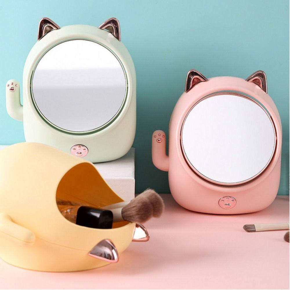 Коробка для хранения украшений для макияжа, вращающееся зеркало, украшение для женщин 
Коробка для хранения украшений для макияжа, вращающееся зеркало, украшение для женщин