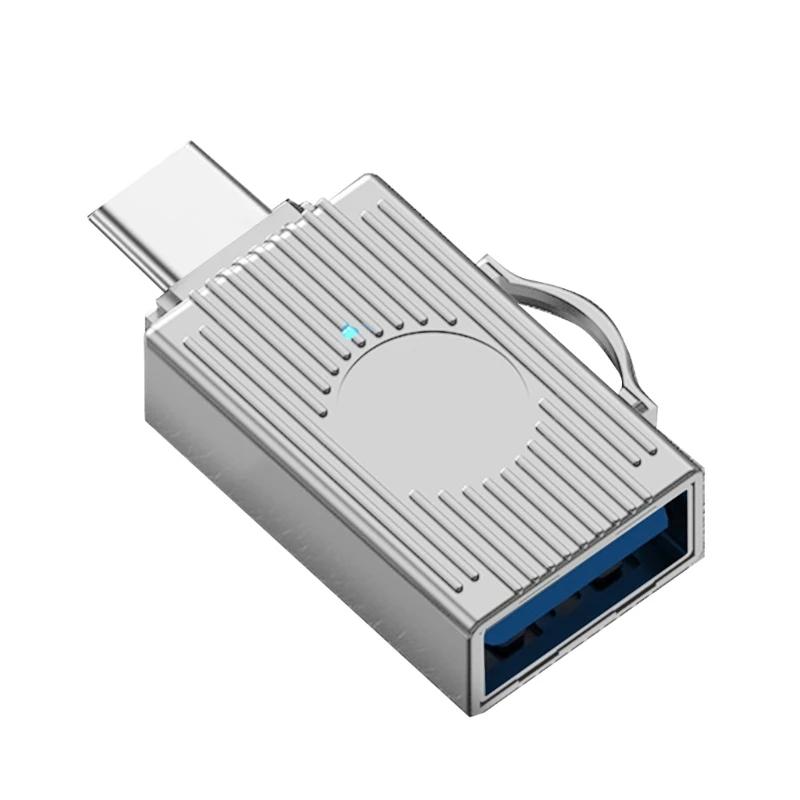 JS-103 USB to Type-C 3.0 Converter High Speed U Disk Zinc Alloy OTG Adapter for Laptop Computer Black
JS-103 USB to Type-C 3.0 Converter High Speed U Disk Zinc Alloy OTG Adapter for Laptop Computer Black