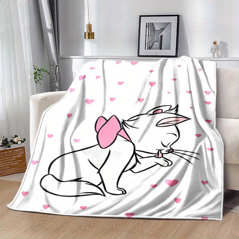 1pc Disney Aristocats Marie Pink Heart Print Blanket Home Decor, Couch Throw, Outdoor, Gift, Flannel Coverlet, Bedroom, Living Room, Travel 150cmx200cm
1pc Disney Aristocats Marie Pink Heart Print Blanket Home Decor, Couch Throw, Outdoor, Gift, Flannel Coverlet, Bedroom, Living Room, Travel 150cmx200cm