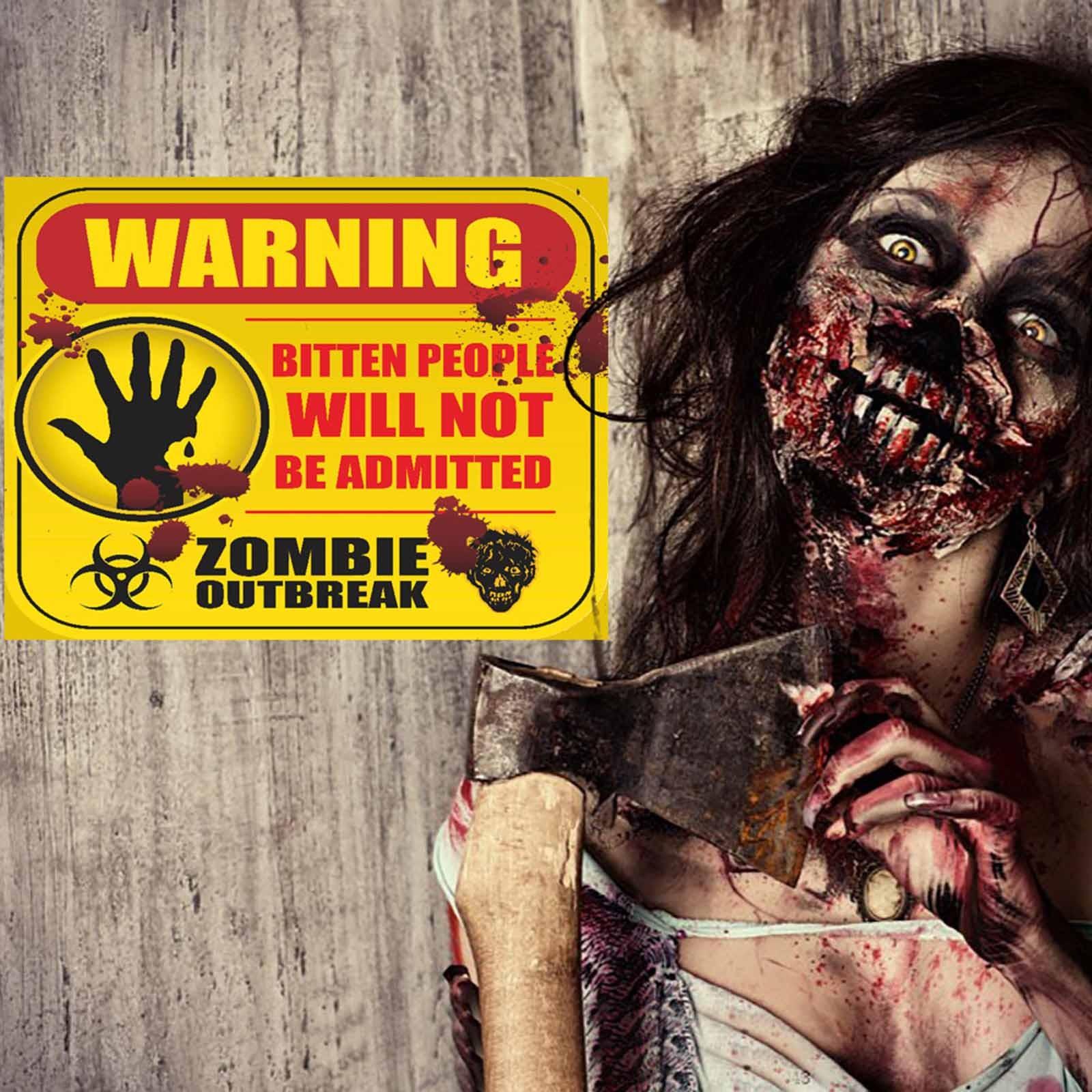 Halloween Warning Zombie Poster Danger Vintage Tin Signs Beware Of Dog No Parking No Trespassing Metal Plate Home Wall Decor One Size
Halloween Warning Zombie Poster Danger Vintage Tin Signs Beware Of Dog No Parking No Trespassing Metal Plate Home Wall Decor One Size