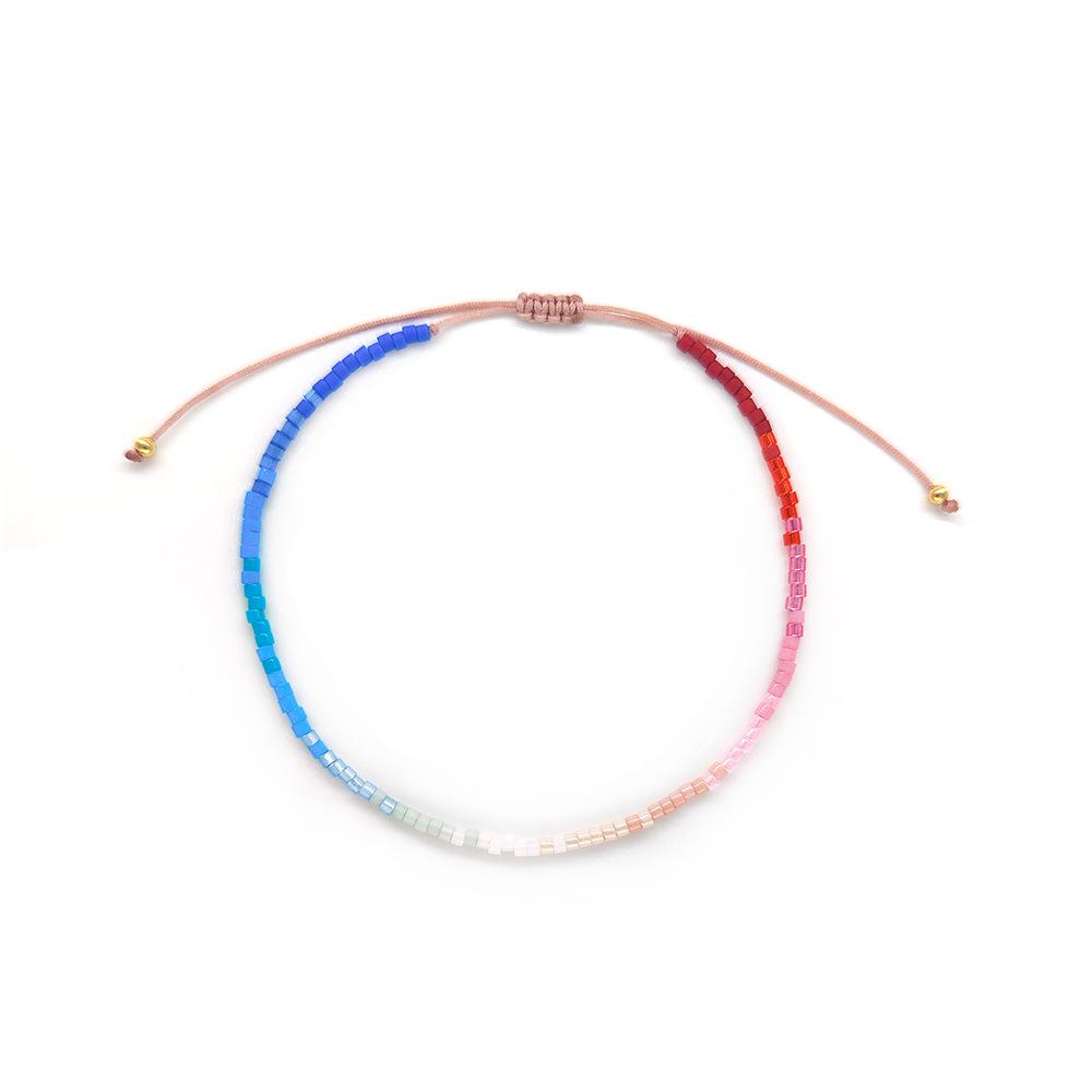Trendy Dopamine Gradient Color Extremely Fine Weave Beaded Bracelets for Women Summer Beach Cute Bohemia Jewelry Accessory Gift червоний
Trendy Dopamine Gradient Color Extremely Fine Weave Beaded Bracelets for Women Summer Beach Cute Bohemia Jewelry Accessory Gift червоний