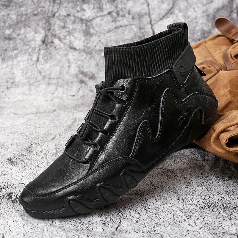 Leather new Martin boots fashion casual high-top men s shoes winter warm non-slip soft-soled men s British leather boots 38
Leather new Martin boots fashion casual high-top men s shoes winter warm non-slip soft-soled men s British leather boots 38
