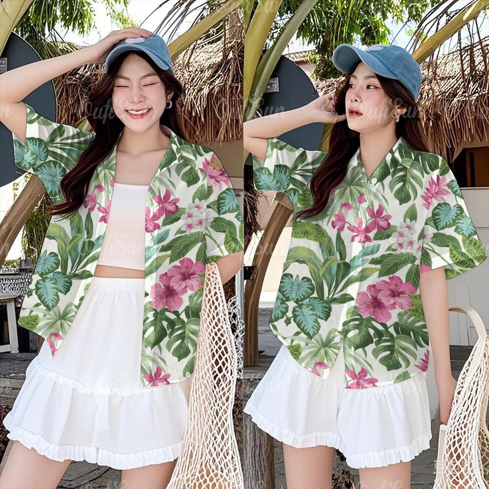 Songkran shirt Hawaiian women s shirt summer short sleeved floral shirt comfortable and breathable XL
Songkran shirt Hawaiian women s shirt summer short sleeved floral shirt comfortable and breathable XL