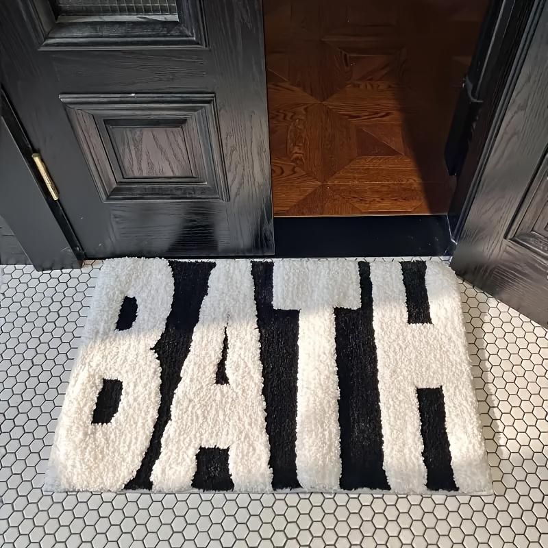 1pc BATH Design Non-Slip Bath Mat, Ultra Absorbent Polyester Bathroom Rug, Black and White Textured Entryway Carpet 400MMx600MM білий
1pc BATH Design Non-Slip Bath Mat, Ultra Absorbent Polyester Bathroom Rug, Black and White Textured Entryway Carpet 400MMx600MM білий
