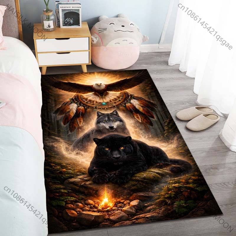 1PC Eagle, Wolf, Panther, Campfire, Forest Carpet for Living Room Bedroom Sofa Home Decor Rus Non-slip Floor Mat Luxury Gift 40cm x 60cm
1PC Eagle, Wolf, Panther, Campfire, Forest Carpet for Living Room Bedroom Sofa Home Decor Rus Non-slip Floor Mat Luxury Gift 40cm x 60cm