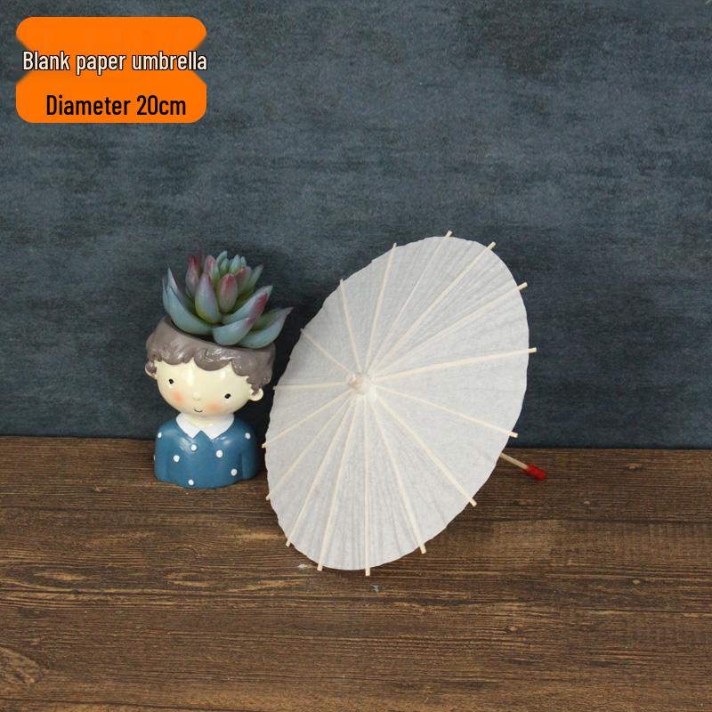 Children s DIY White Oil Paper Umbrella: Hand-Painted Intangible Cultural Heritage Dance Prop in Ancient Chinese Style 0cm-half worn
Children s DIY White Oil Paper Umbrella: Hand-Painted Intangible Cultural Heritage Dance Prop in Ancient Chinese Style 0cm-half worn