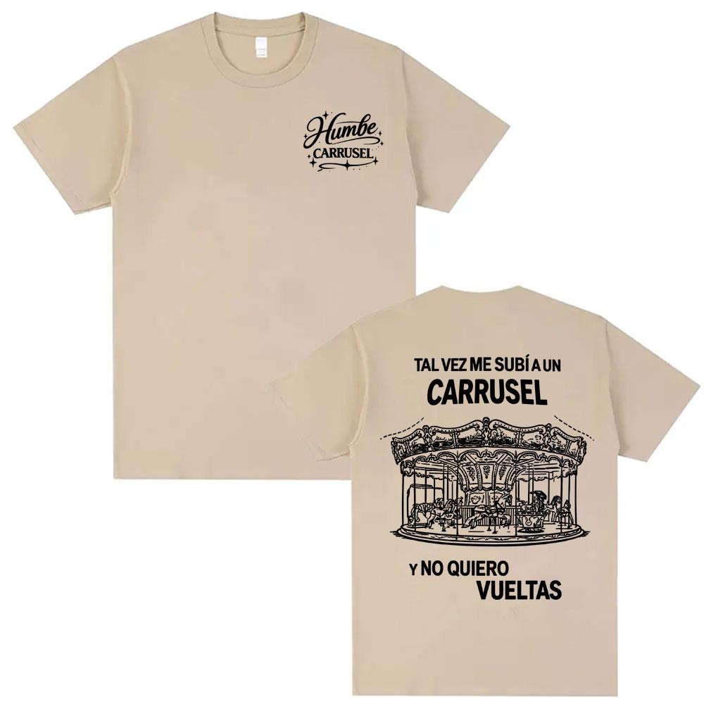 Singer Humbe Carrusel Album Graphic T Shirt Mens Clothing Fashion Summer High Street Tshirts Cotton Loose Short Sleeve Tshirt 4XL
Singer Humbe Carrusel Album Graphic T Shirt Mens Clothing Fashion Summer High Street Tshirts Cotton Loose Short Sleeve Tshirt 4XL