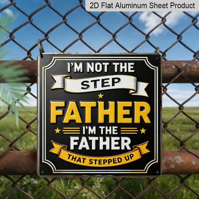 2D Flat - 1pc, Vintage Metal Aluminum Decorative Sign, Humorous Quotes for Fathers, Retro Wall Decor Suitable for Porches, Entryways, Living Rooms 20*20cm
2D Flat - 1pc, Vintage Metal Aluminum Decorative Sign, Humorous Quotes for Fathers, Retro Wall Decor Suitable for Porches, Entryways, Living Rooms 20*20cm