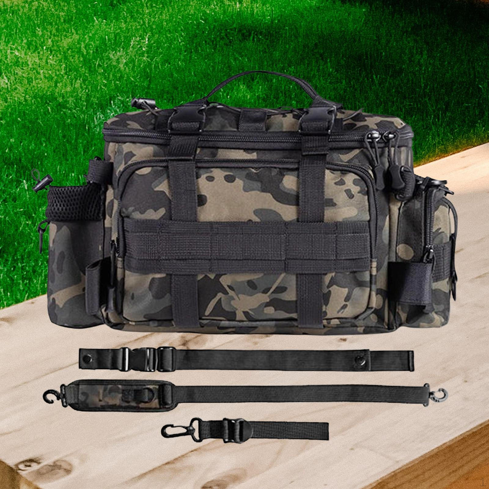 Fishing Tackle Bag Case Rod Holder Portable Organizer Gear Storage for Reels Accessories зелений
Fishing Tackle Bag Case Rod Holder Portable Organizer Gear Storage for Reels Accessories зелений