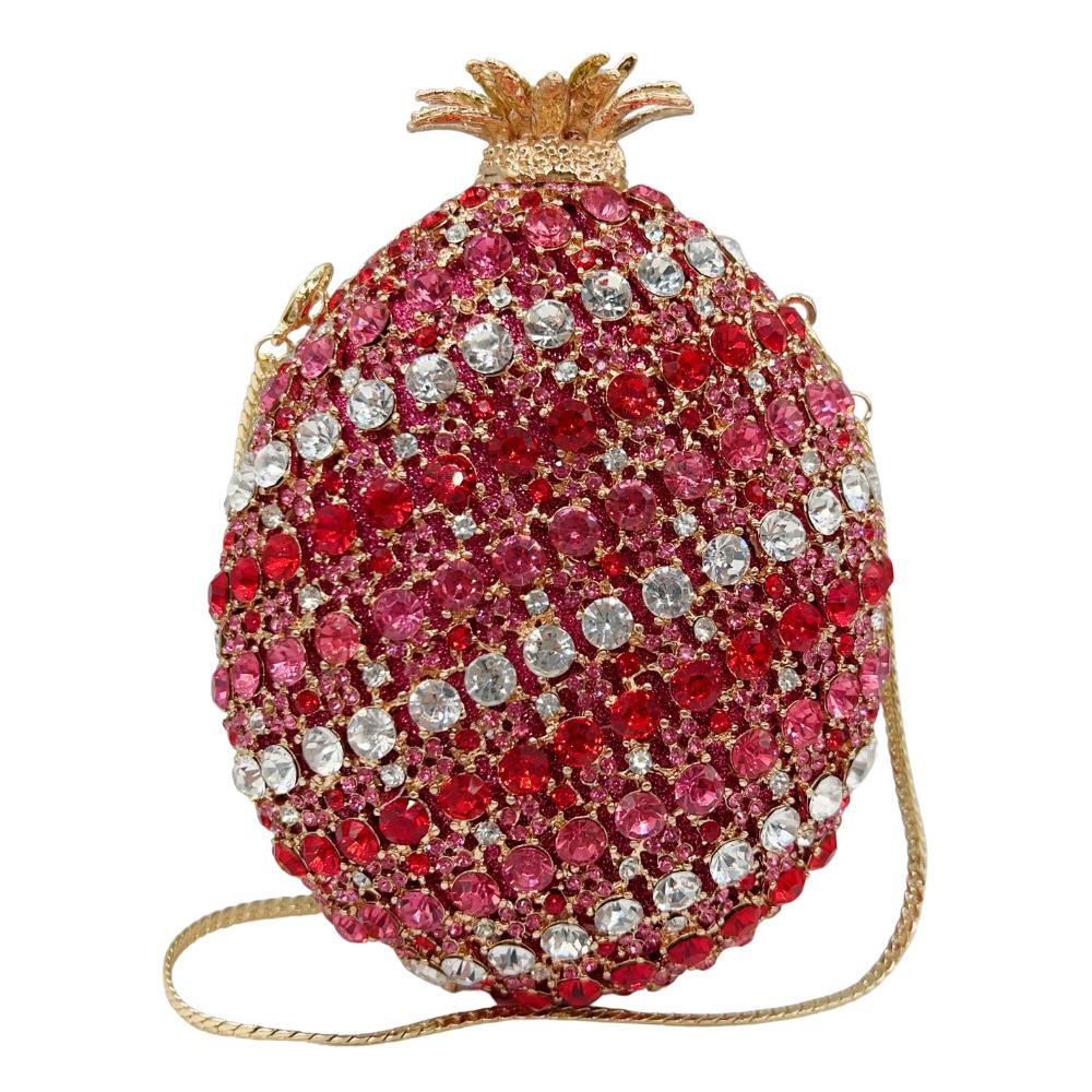 Pineapple-Shaped Rhinestone Evening Clutch Bag Crystal Prom Purse Handbags Women Pink/Gold Girls Party Purses Dinner Clutches 14.5cmX12.3cmX8.2cm
Pineapple-Shaped Rhinestone Evening Clutch Bag Crystal Prom Purse Handbags Women Pink/Gold Girls Party Purses Dinner Clutches 14.5cmX12.3cmX8.2cm