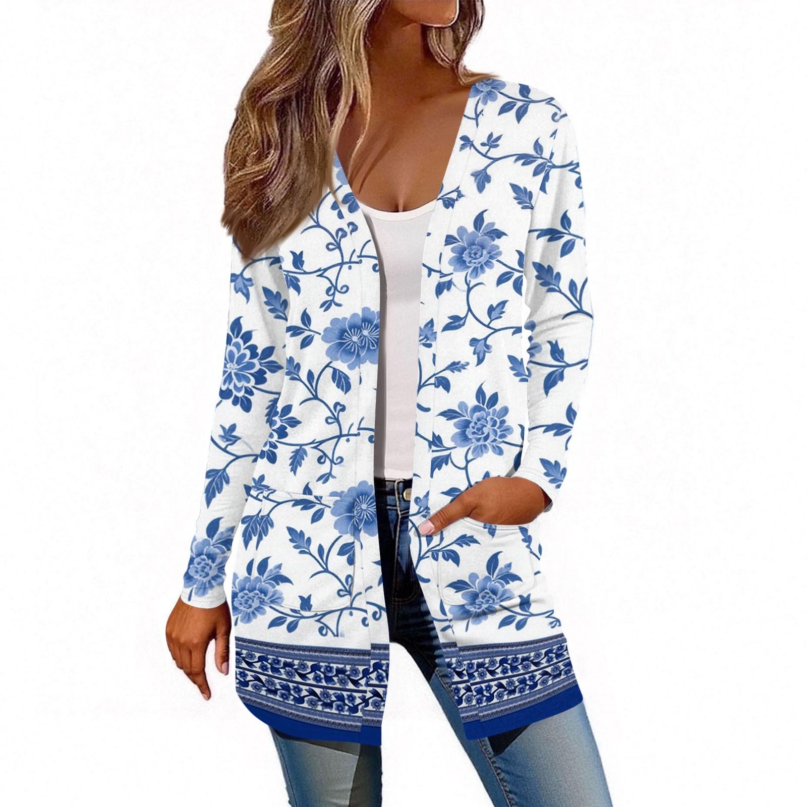 Women s Long Sleeve Cardigan Casual Jacket With Pockets Top XL
Women s Long Sleeve Cardigan Casual Jacket With Pockets Top XL
