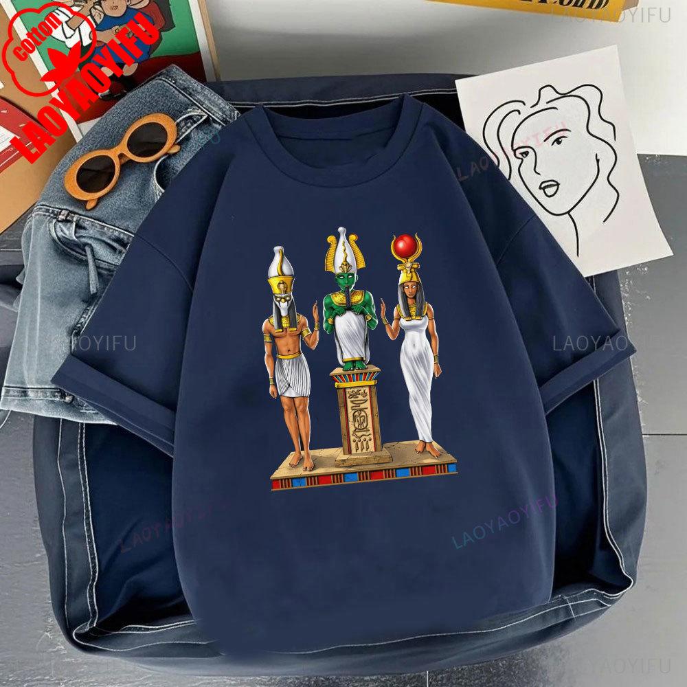 Egyptian Trinity T-Shirt Ancient Egyptian Mythology Tees Goddess Isis Shirt God Horus Osiris Tops Hieroglyphs Clothes 4XL
Egyptian Trinity T-Shirt Ancient Egyptian Mythology Tees Goddess Isis Shirt God Horus Osiris Tops Hieroglyphs Clothes 4XL
