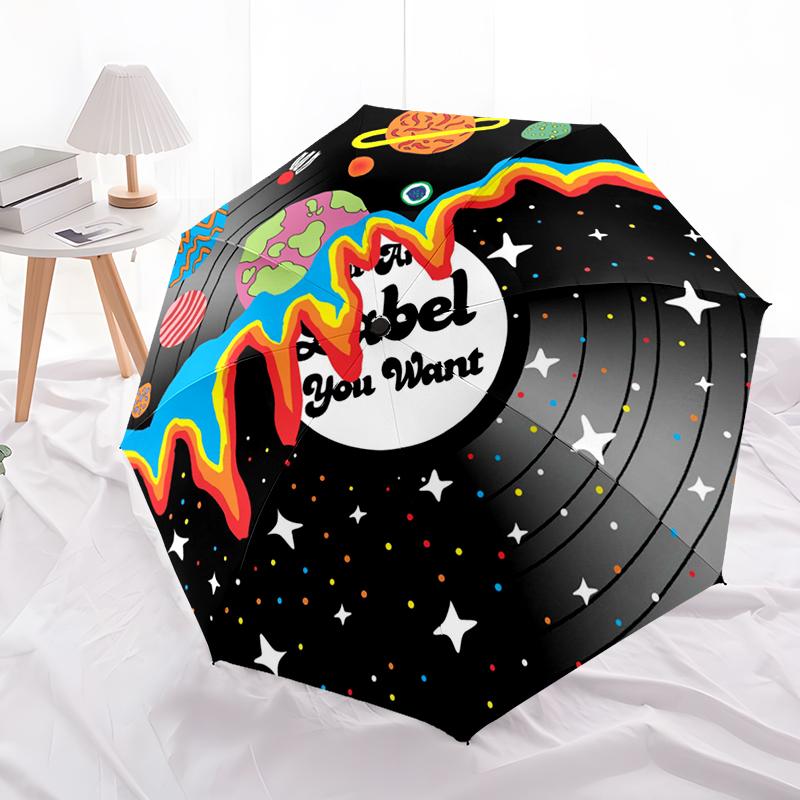 1pc Music Theme pattern Umbrella Portable Folding Umbrella Iron Frame Hole Bone Structure Outdoor Home Umbrella
1pc Music Theme pattern Umbrella Portable Folding Umbrella Iron Frame Hole Bone Structure Outdoor Home Umbrella