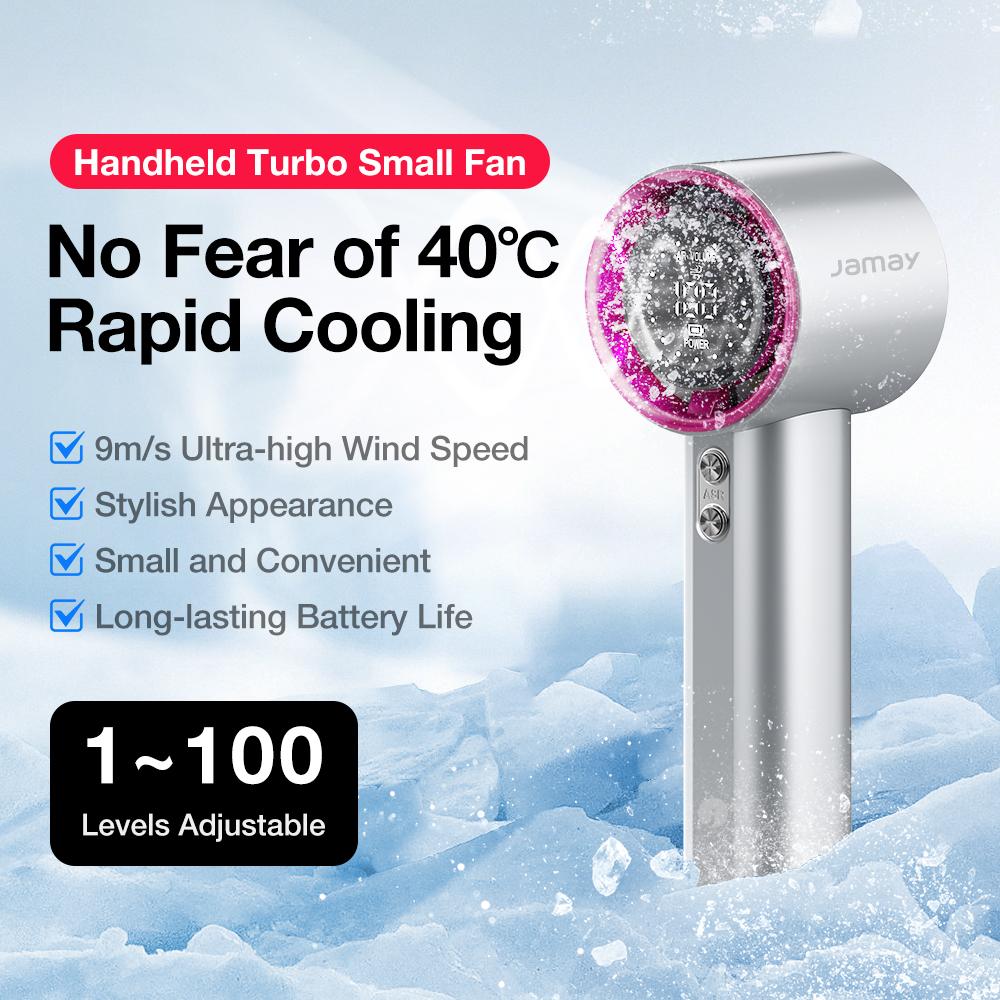 JAMAY 2025 Newest 100-Speed Adjustable Handheld Fan 12000 RPM Long Battery Life Outdoor Travel Fan Summer Home Cooling Tools серый
JAMAY 2025 Newest 100-Speed Adjustable Handheld Fan 12000 RPM Long Battery Life Outdoor Travel Fan Summer Home Cooling Tools серый