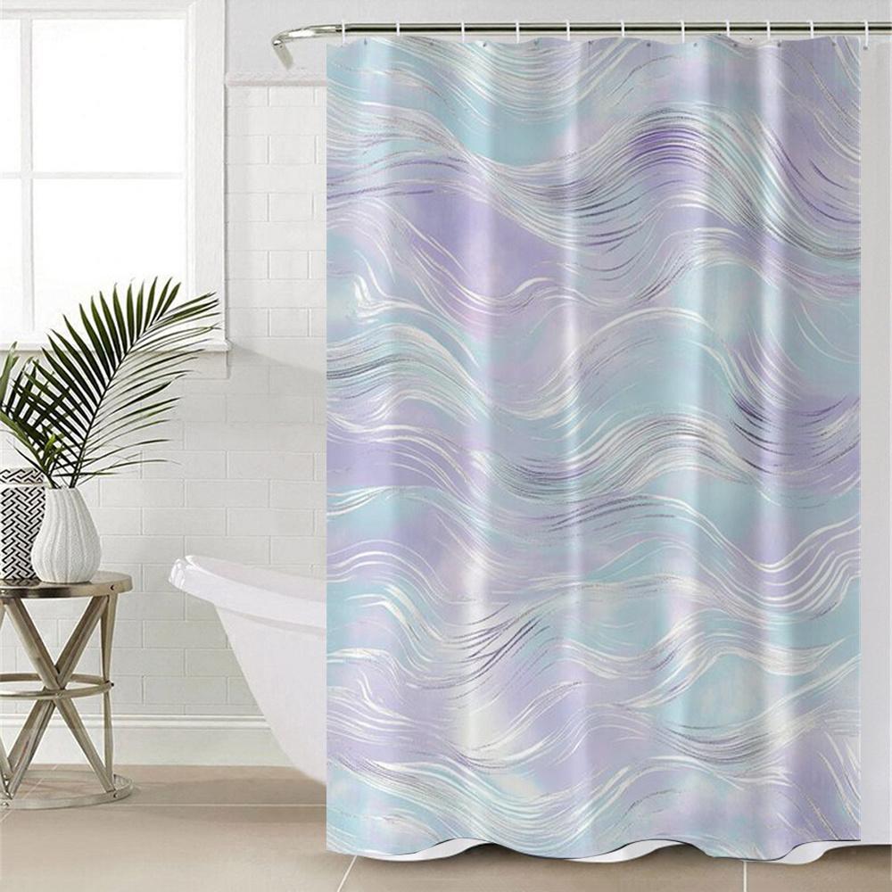 Open 1Pc Blue Purple Wave Digital Print Polyester Bathroom Decor And Accessories Shower Curtain No Drill Partition Bath Curtain W60H190(CM)-1 Pcs
Open 1Pc Blue Purple Wave Digital Print Polyester Bathroom Decor And Accessories Shower Curtain No Drill Partition Bath Curtain W60H190(CM)-1 Pcs