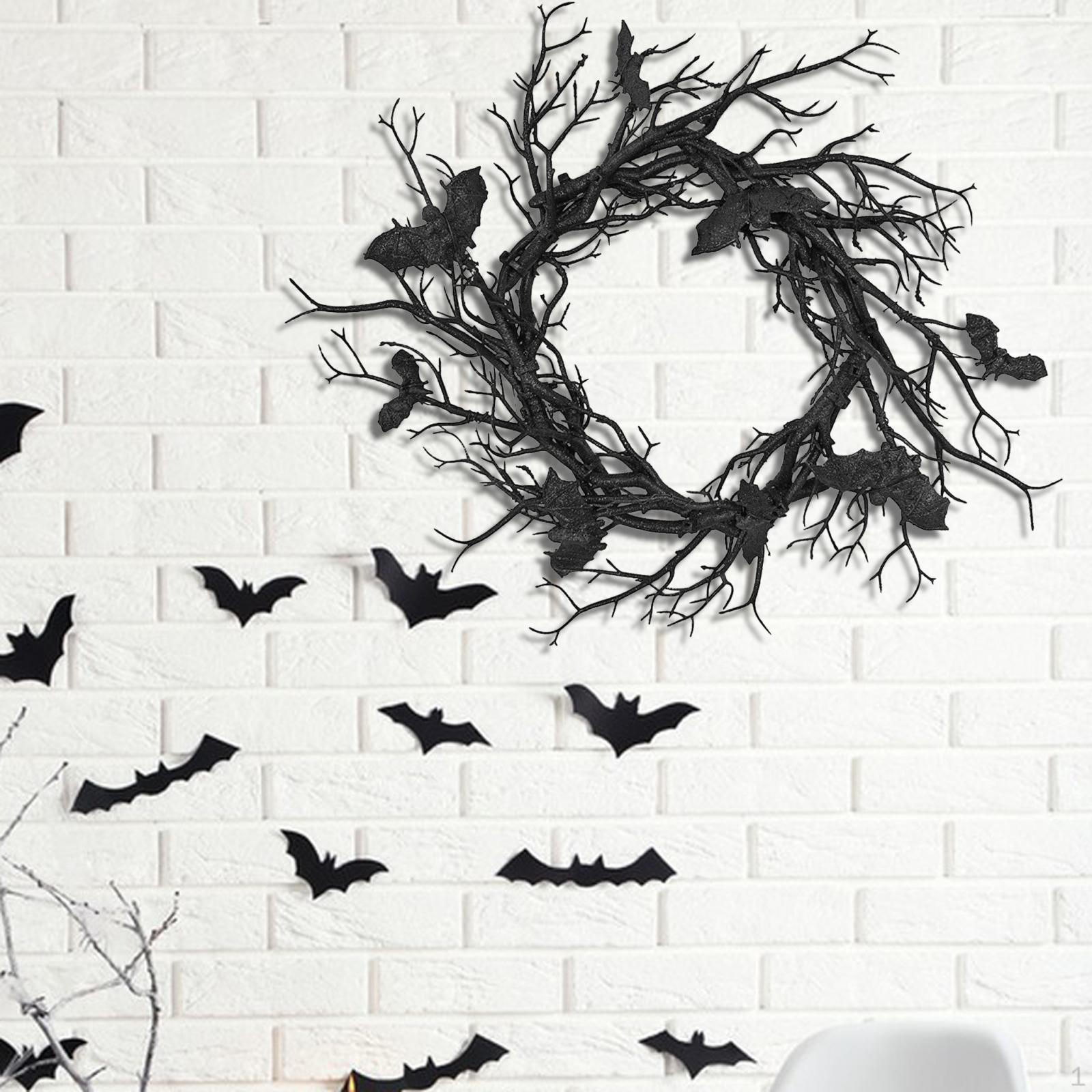 Halloween Wreath for Front Door 17.7” Backdrop Handmade Artificial Twig Scary Garland with light
Halloween Wreath for Front Door 17.7” Backdrop Handmade Artificial Twig Scary Garland with light