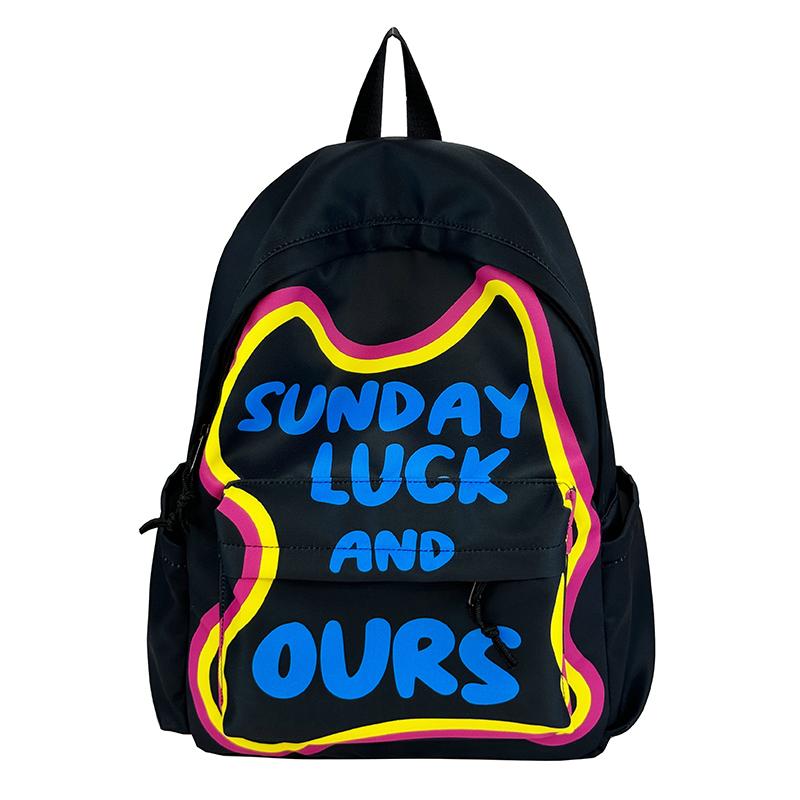 Letter Graffiti Backpack Large Capacity Women s Lightweight Backpack Student Schoolbag чёрный
Letter Graffiti Backpack Large Capacity Women s Lightweight Backpack Student Schoolbag чёрный