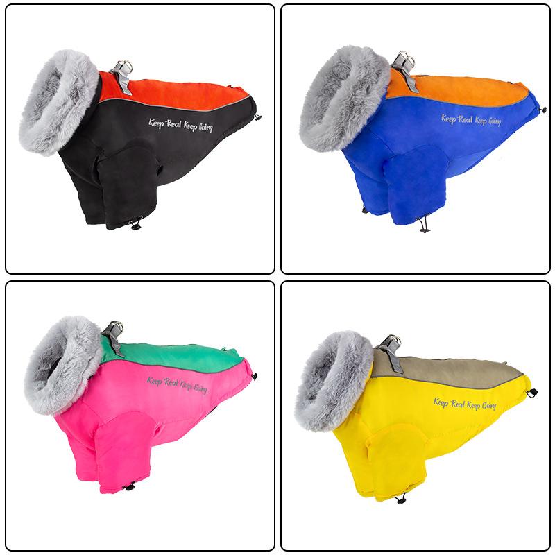 Cross Border New Pet Clothing With Thickened Velvet Windproof And Waterproof Dog Clothing Reflective Medium And Large Dog Cotton Coat XL чёрный
Cross Border New Pet Clothing With Thickened Velvet Windproof And Waterproof Dog Clothing Reflective Medium And Large Dog Cotton Coat XL чёрный