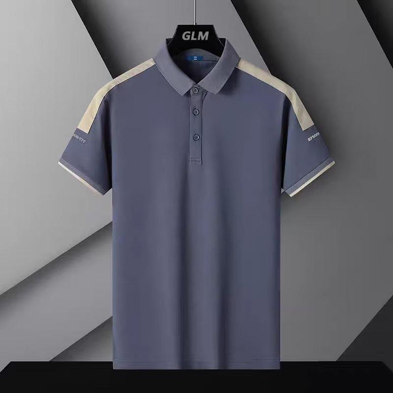 Men s Summer Standing Collar Short Sleeve Top Loose Color Blocking Casual Short Sleeve M
Men s Summer Standing Collar Short Sleeve Top Loose Color Blocking Casual Short Sleeve M