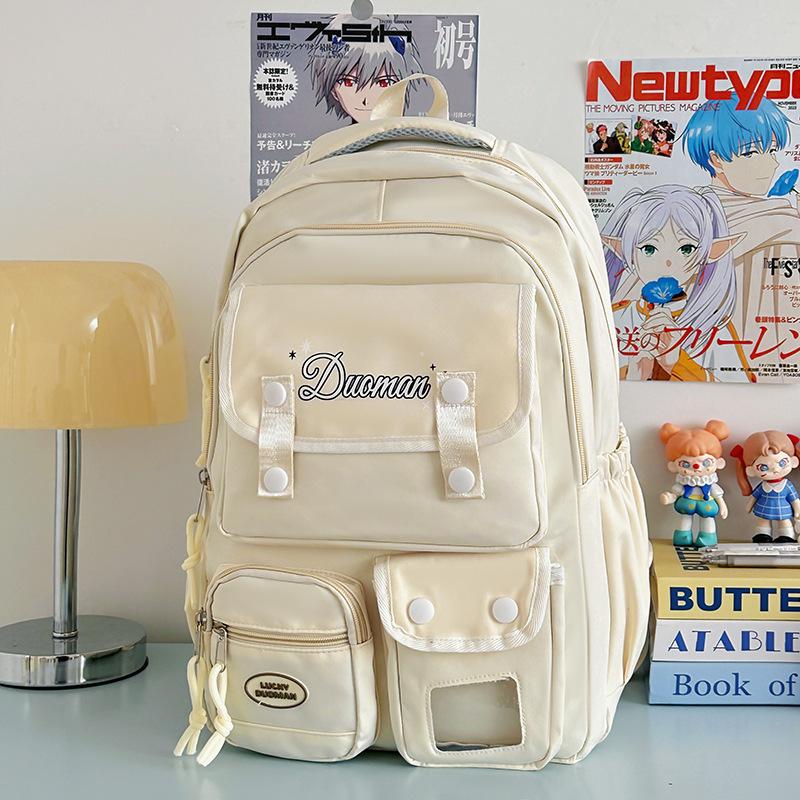Student Korean Edition Large Capacity Junior High School Student Lightweight Travel Backpack Lightweight High School Student Backpack
Student Korean Edition Large Capacity Junior High School Student Lightweight Travel Backpack Lightweight High School Student Backpack