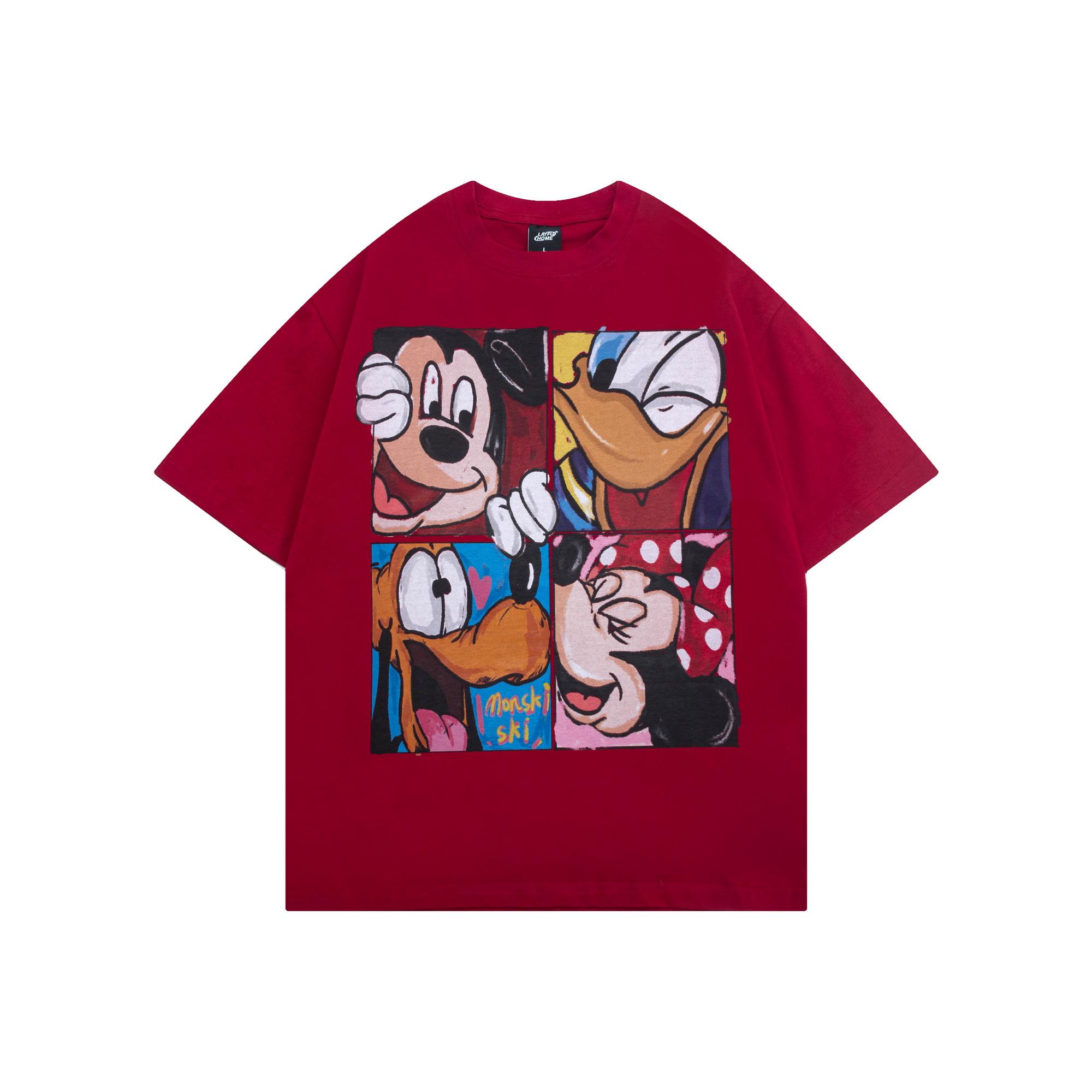 Summer Design Cartoon Print New Shortsleeved Tshirt Round Neck Loose and Versatile Couple Top Unisex Fashion Boys and Girls S
Summer Design Cartoon Print New Shortsleeved Tshirt Round Neck Loose and Versatile Couple Top Unisex Fashion Boys and Girls S