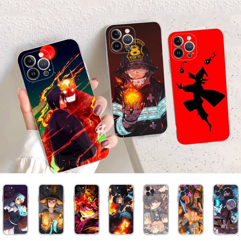 Fire Force Phone Case For iPhone 14 13 12 11 Pro Max XS X XR SE 2020 6 7 8 Plus Mini Transparent Shell iphone 14 plus
Fire Force Phone Case For iPhone 14 13 12 11 Pro Max XS X XR SE 2020 6 7 8 Plus Mini Transparent Shell iphone 14 plus
