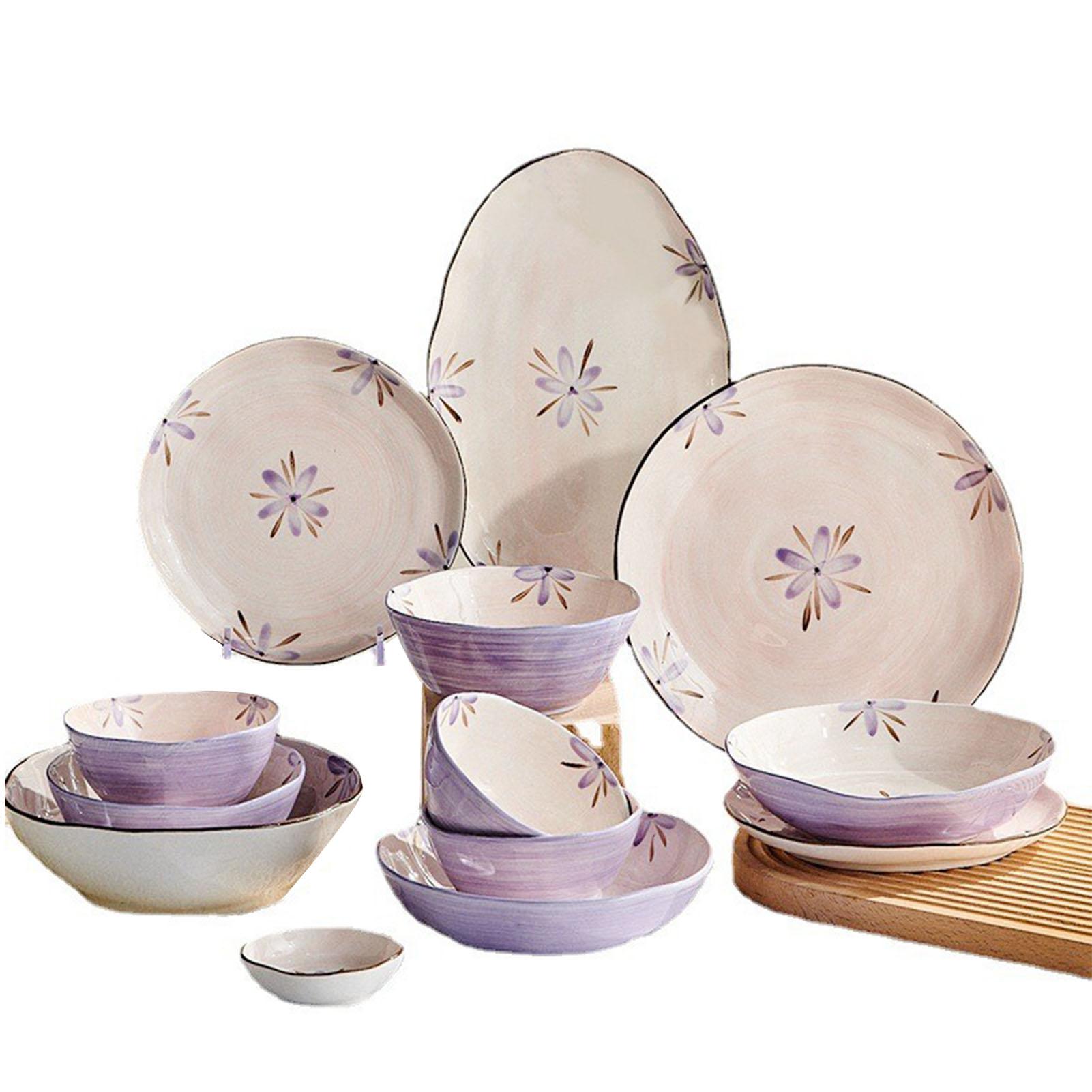 5in Beautiful Ceramic Bowl Purple Exquisite Ceramic Soup Bowls for Salad Pasta Rice Dessert L
5in Beautiful Ceramic Bowl Purple Exquisite Ceramic Soup Bowls for Salad Pasta Rice Dessert L