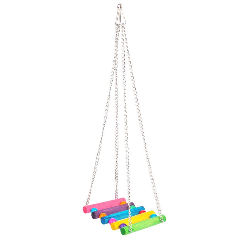 Wooden Hanging Bridge Swing Bird Perch: Parrot Chewing Toy for Xuanfeng, Tiger Skin, Peony Birds
Wooden Hanging Bridge Swing Bird Perch: Parrot Chewing Toy for Xuanfeng, Tiger Skin, Peony Birds