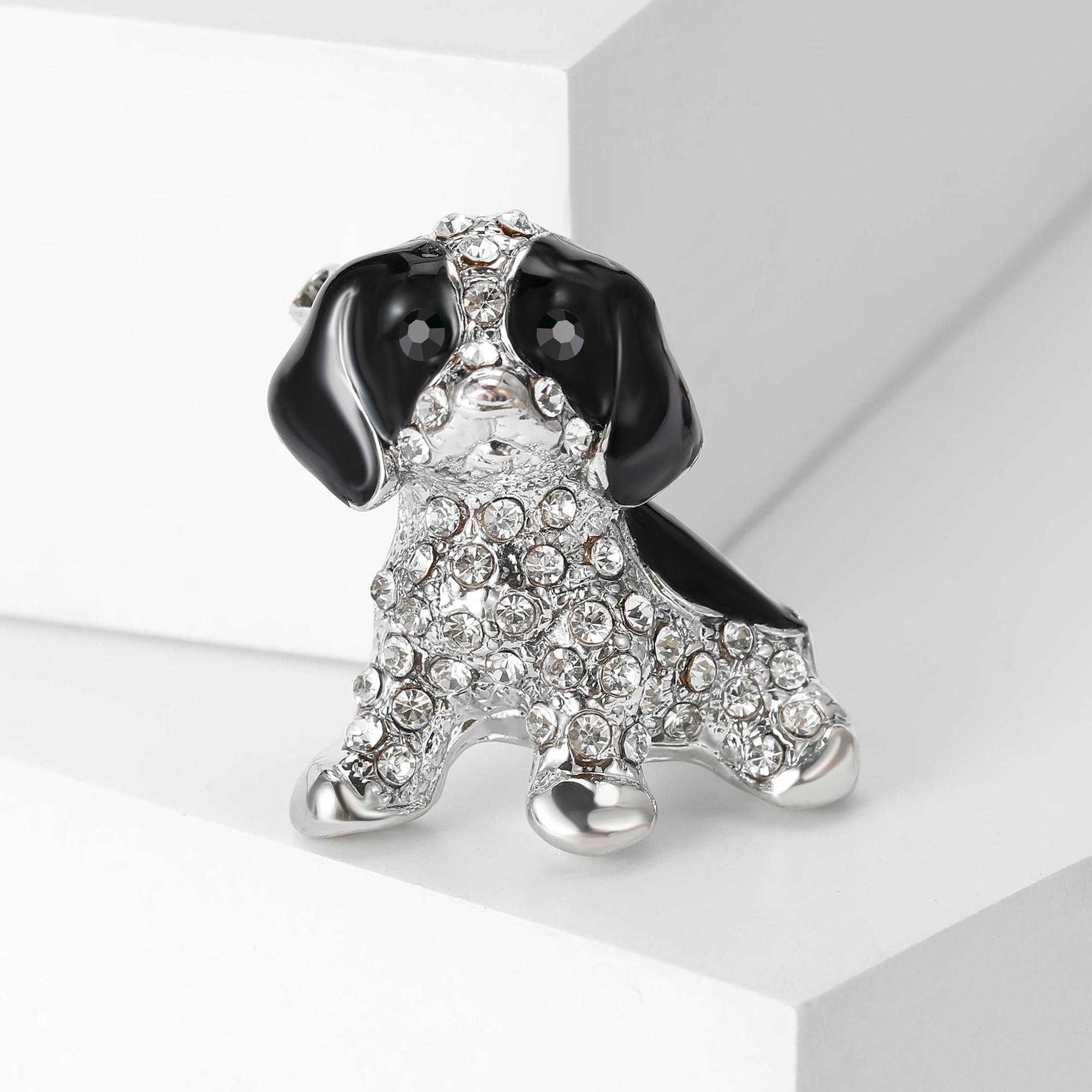 Rhinestone Puppy Brooches for Women Unisex Enamel Animal Pins Dog Lapel Pins Event Party Backpack Decoration Clothes Accessories
Rhinestone Puppy Brooches for Women Unisex Enamel Animal Pins Dog Lapel Pins Event Party Backpack Decoration Clothes Accessories