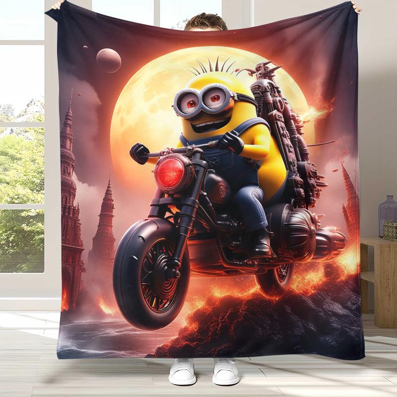 Cute Minions cartoon Flannel Blanket,Ultra Soft Warm Plush Throw for Home Bedroom Bed Sofa Cover Camping Picnic gift kids 75x90cm
Cute Minions cartoon Flannel Blanket,Ultra Soft Warm Plush Throw for Home Bedroom Bed Sofa Cover Camping Picnic gift kids 75x90cm