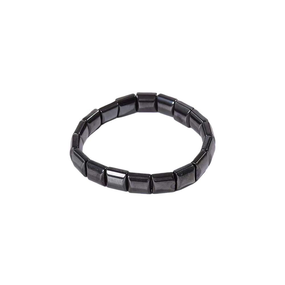 Elastic Square Bead Wristband Handmade Men Bangle Creative Black Gallstones Bracelet Travel StyleB
Elastic Square Bead Wristband Handmade Men Bangle Creative Black Gallstones Bracelet Travel StyleB