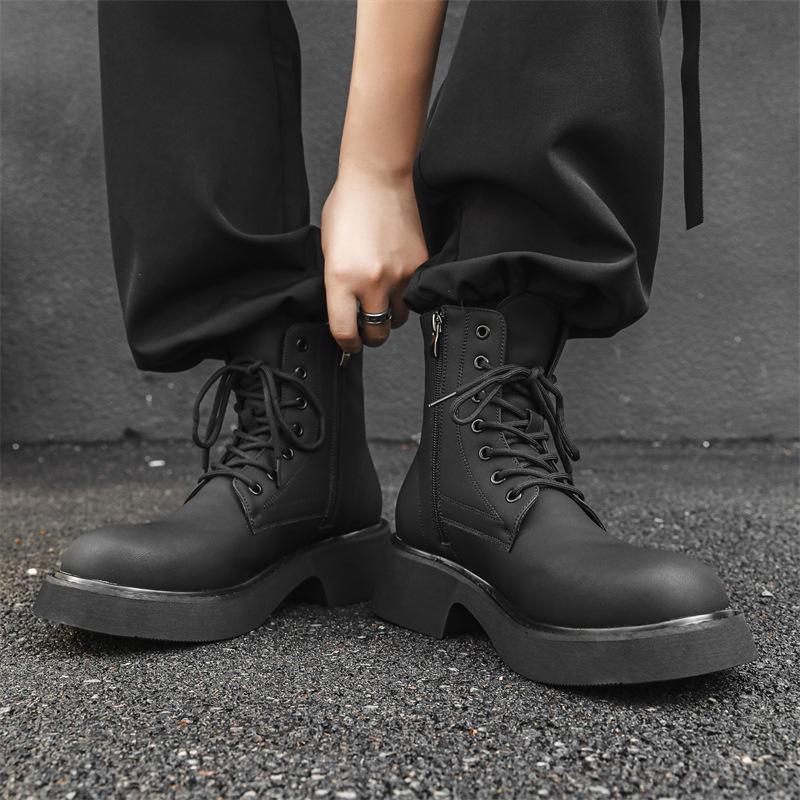 Trendy men s Martin boots British style spring and autumn mid-top leather boots black tooling Chelsea men s boots 2818-J 38 чёрный
Trendy men s Martin boots British style spring and autumn mid-top leather boots black tooling Chelsea men s boots 2818-J 38 чёрный